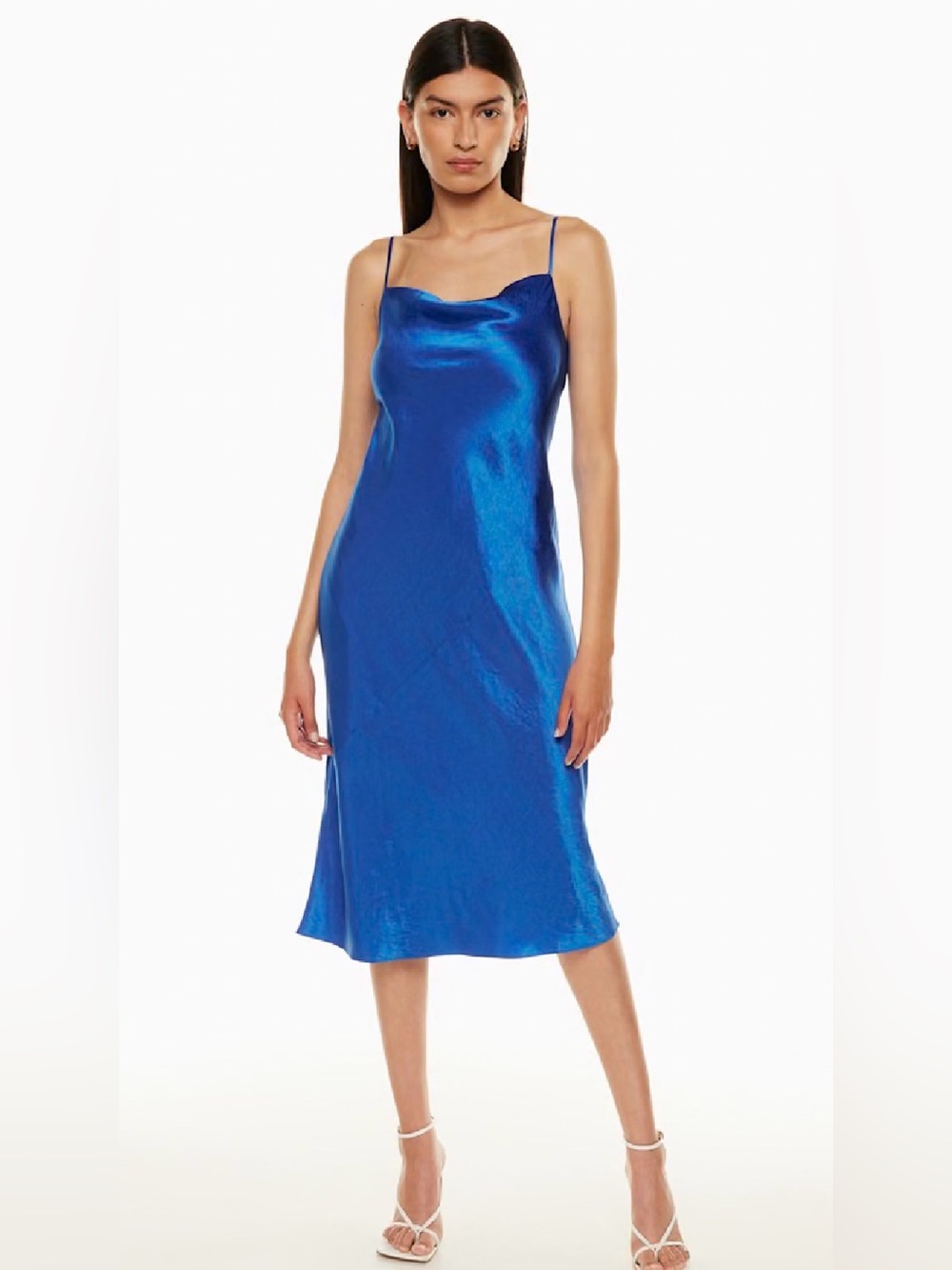 Babaton Model Satin Midi Dress